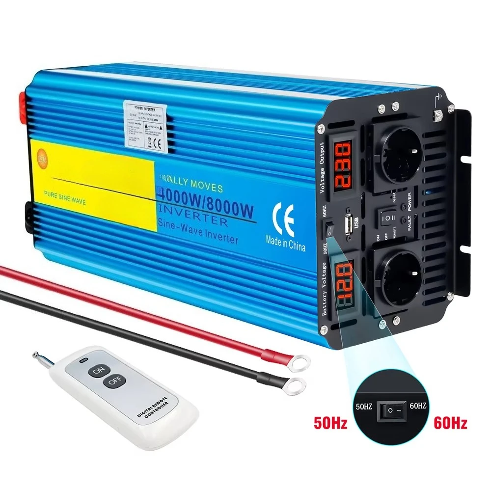 Off Grid Solar Inverter 48V 6000W - Générateur onduleur transformateur 8000W à onde
